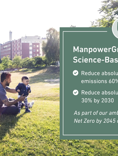 Press Release | ManpowerGroup Announces Validated Science Based Targets And Commits To Achieve Net Zero By 2045 Or Sooner